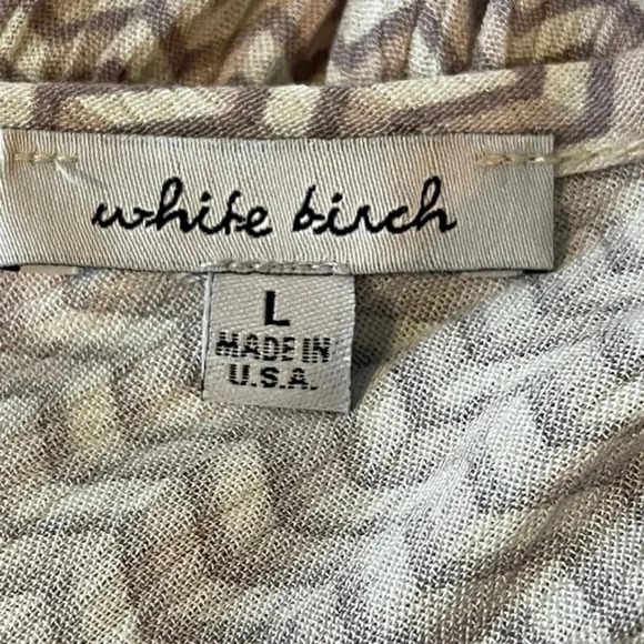 White Birch boho long sleeve top - Picture 4 of 9